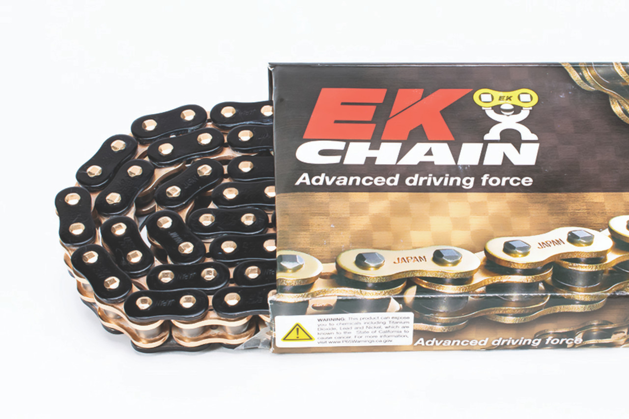 EK Chains 520 ZVX3 Series Street NX-Ring Chain (120) - Black