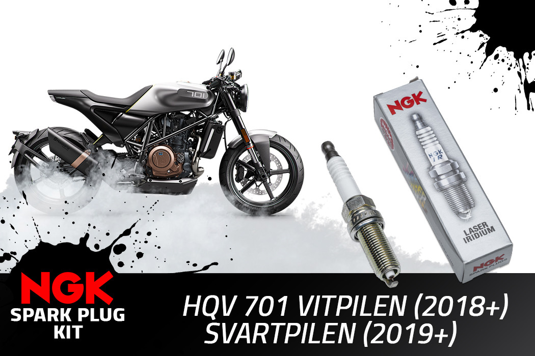 NGK - Spark Plug Kit - HQV 701 Vitpilen (2018+) / Svartpilen (2019+)