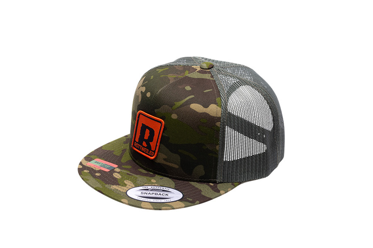 Icon Multicam Trucker Hat - Tropic Green/Orange