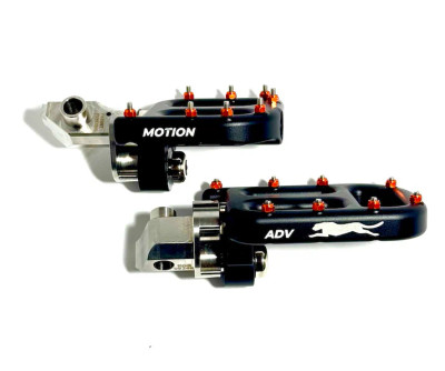 Image for Orange variant of Motion Footpegs - Drop