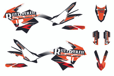 Even you can sport the Rottweiler race team graphics!