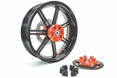 Warp9 - KTM 690 Enduro/SMC-R / Husqvarna 701 Enduro/SM Stiletto Billet Supermoto Wheels