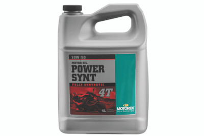 Motorex Power Synth 4T 10W50 100% Synthetic Oil - 4 Ltr