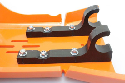 AXP Xtrem Skid Plate - KTM 450-500 EXC-F/XCF-W (2017-2022) - Orange