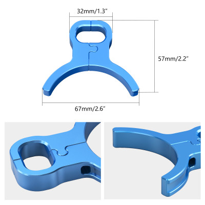 Front Brake Hose Line Guide Clamp