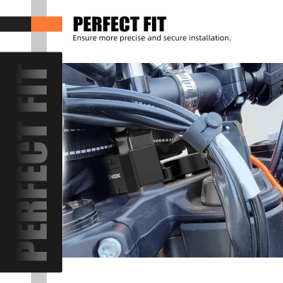 Steering Damper Bracket 1" Handlebar Risers Kit 