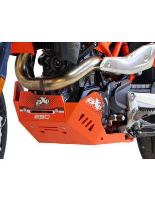 Adventure Skid Plate Orange - KTM/HQV 690-701