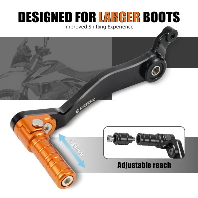 Adjustable Shift Lever + Dual Pedal Rear Brake Pedal Assly - KTM 790/890 ADV/ADV R/S / Husqvarna Norden 901