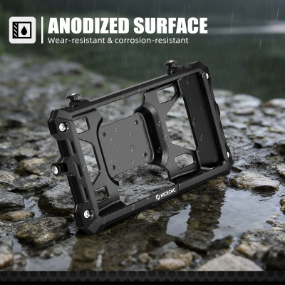 Protective Case + Adjustable Sun Visor Kit For Garmin 6" Zumo XT2