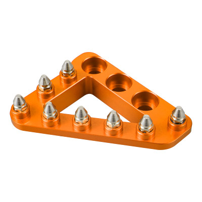 Rear Brake Pedal Step Plate Tip For Dirt & Street Motorcycles