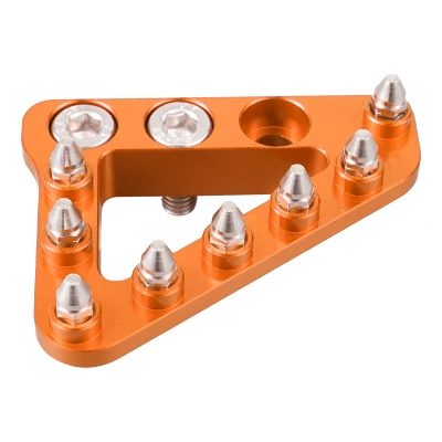 Rear Brake Pedal Step Plate Tip For Dirt & Street Motorcycles