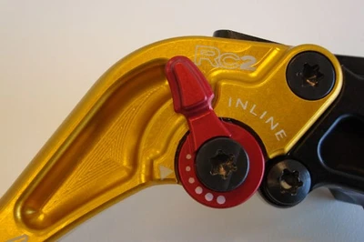 RC2 Adjustable Levers - Gold Short Brake