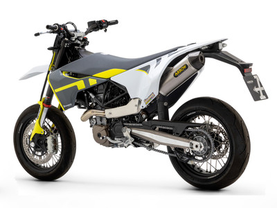 Husqvarna 701SMR 2022年式 低走行2576km FMFマフラー＆純正パーツ付 カスタム多数 動画あり！ Race-Tech Titanium Muffler - HQV 701 SM/END Ti