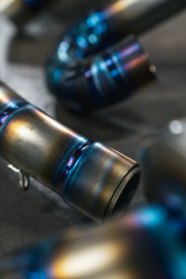 Rottweiler Performance exclusive "Blued" pipes!