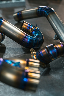 Rottweiler Performance exclusive "Blued" pipes!
