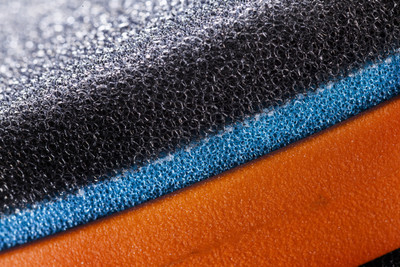 Triple Layer Foam with flame retardant interior layer