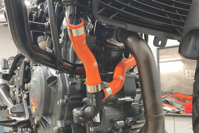 Kit Durites Radiateur Samco Orange Pour KTM 950 Superenduro R (2007-2009)