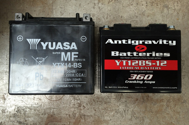 Yuasa YTX14-BS SM Battery Silver
