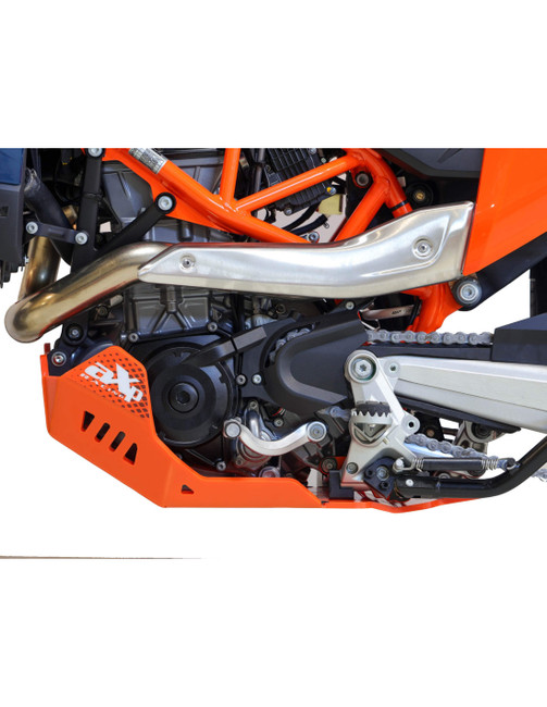 AXP Racing - Adventure Skid Plate Orange - KTM/HQV/GG 690-701