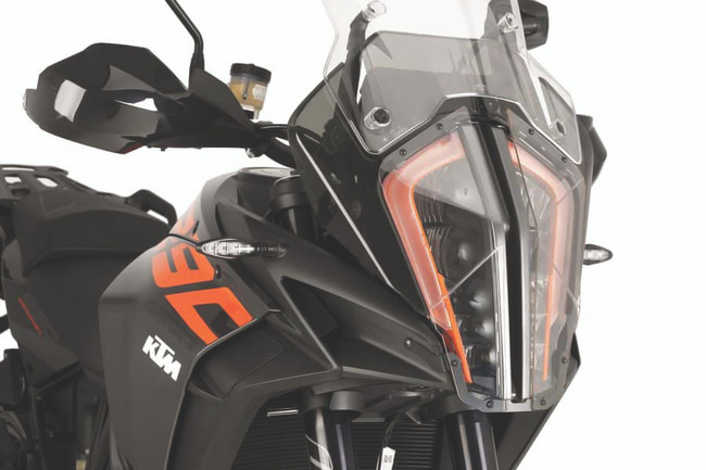 Grille De Protection Pour Phare Moto - En Acier Inoxydable | Compatible KTM 1290/1190/1090/1050 Adventure/Duke | Style Rétro & Installation Facile