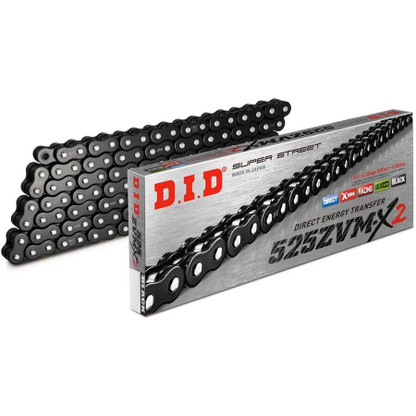 DID 525 ZVM-X2 Super Street X-Ring Chain (120) - BLACK