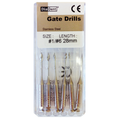 Gate Glidden Drills 28mm, 6/Box #1/#6 (Assorted) Gate Glidden Drills 28mm, 6/Box #1/#6 (Assorted)