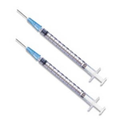 BD Luer-Lok / PrecisionGlide 5 mL BD Luer-Lok Syringe With 21 G x 1' BD PrecisionGlide Needle, 100/Pk