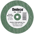 Dedeco Lathe Wheels Acrylic Base Plate, Coarse Fubber-Bonded Wheel for Fast