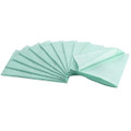 House Brand Patient Bibs GREEN 3 Ply, 500/case