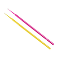Microbrush Plus Micro-Applicators, Fine, Yellow & Pink, 400/Pk