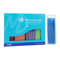 Microbrush Plus Micro-Applicators with Dispenser, Regular, Assorted, 400/Pack