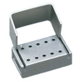 Palmero 10-Hole LA Anodized Aluminum Bur Block. Holds 10 LA Burs. Can be