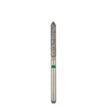 Two Striper FG #250.9 Coarse Diamond Bur, Bevel-End Cylinder. Pack of 5