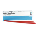 Quala Utility Wax Strips - Large, Red, Box of 75 Strips
