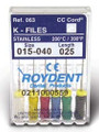Roydent K-Files 19mm #15 6/Box. Stainless Steel