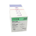 Look 3/0, 18' Nylon Black Monofilament Non-absorbable Suture with Cuticular