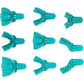 Vista #9 teal perforated Upper or Lower Anterior Plastic Impression Trays