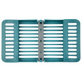 Compact Cassette Teal 4' x 7' x 5/8', Multi-Instrument Sterilization, Holds 8