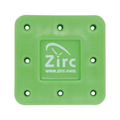 Zirc 8 Hole Neon Green, Magnetic Bur Block with Microban