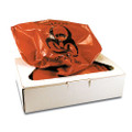 ProTector Infectious Waste Bags 25 Gallon, Red, 50/Pkg.