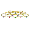 Birthstone Rings Rings, 36/Pkg., R47