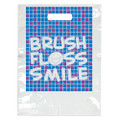 Specialty Scatter Bags Small Brush, Small Floss Blue Tile Bag, 7.5" x 9", 100/Pkg