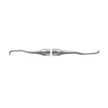 Bunting Curette double end 1/2  4 Round Handle