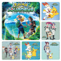 Assorted Stickers Pokemon Journeys The Series, 100/Roll, PS707