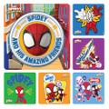 Assorted Stickers Spidey and his Amazing Friends Stickers, 100/Roll, PS724