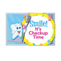 Smile It's Checkup Time Smile It's Checkup Time, 4-UP Laser, 200/Box, RC8594
