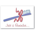 Just a Reminder White Reminder Postcard, 250/Pkg., RC9554