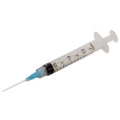 Endo Irrigation Syringes, 23 Gauge, 100/Box, Blue