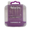 Tapered Fiber Posts, Size 1 Kit, 10 Tapered Posts, 1 Bur