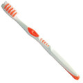 Interdental Bristle Adult Toothbrush, Full Head, 43 Tufts, Assorted, 72/Box
